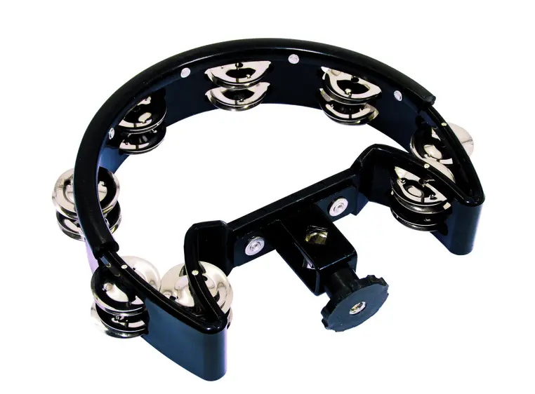 Dimavery Cutaway Tambourine with mounting 